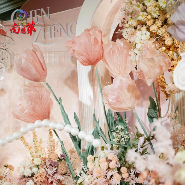 Giant Tulip Wedding Scene Decor factory