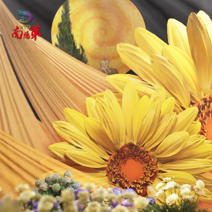 Large Sunflower Stage Decor For Wedding factory