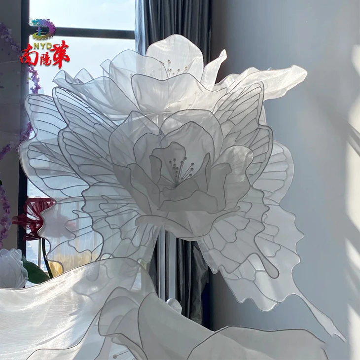 White Flower Wedding Backdrop Decor factory
