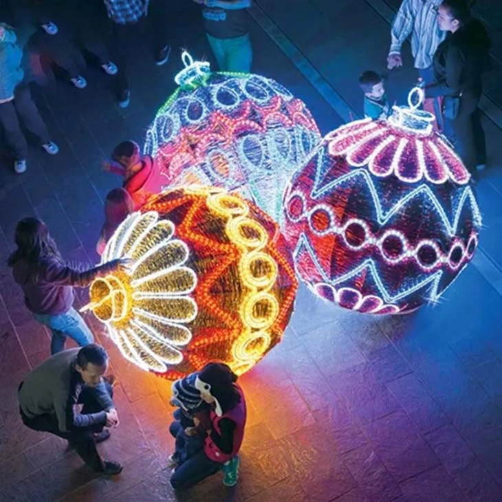 led christmas ball lights
