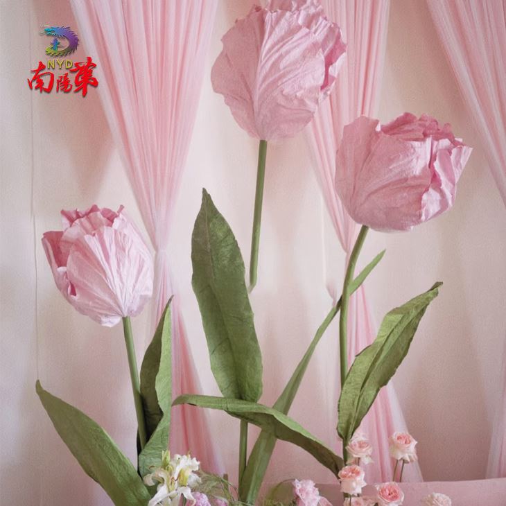 Giant Tulip Wedding Scene Decor