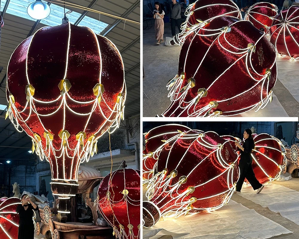 hot air balloon outdoor christmas decoration hot air balloon outdoor christmas decoration